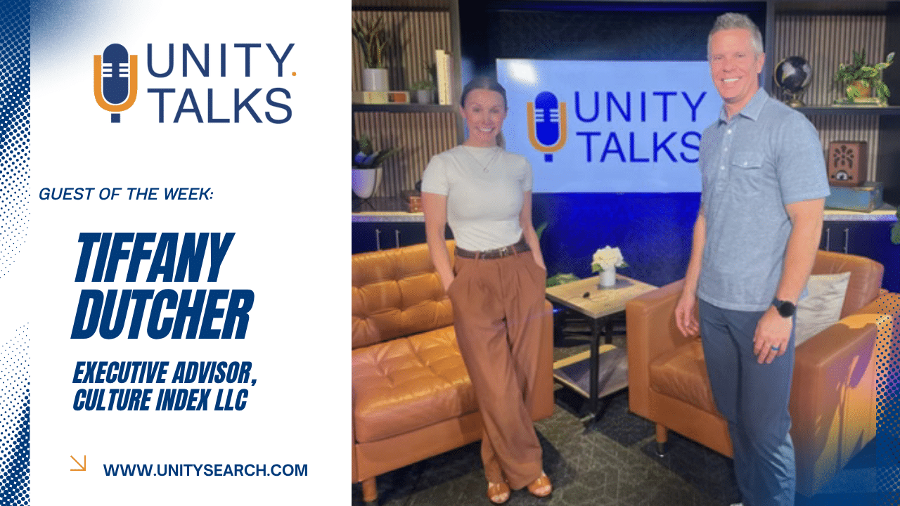 Tiffany Dutcher joins David Cathey on UNITY Talks podcast